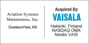 Aviation Systems Maintenance - VAISALA